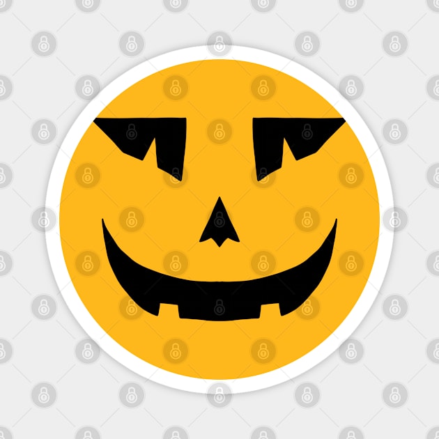 Cartoon Eyes - Pumpkin Face Magnet by TheWanderingFools